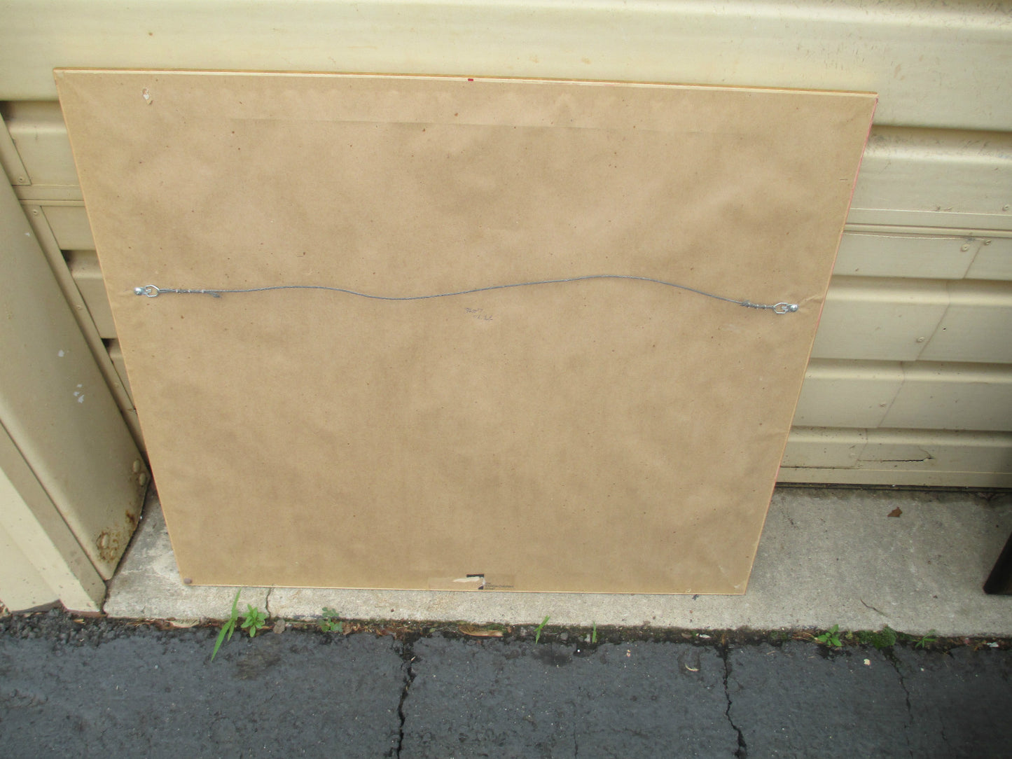 52152 FRAMED PRINT PEONIES IN BUCKET