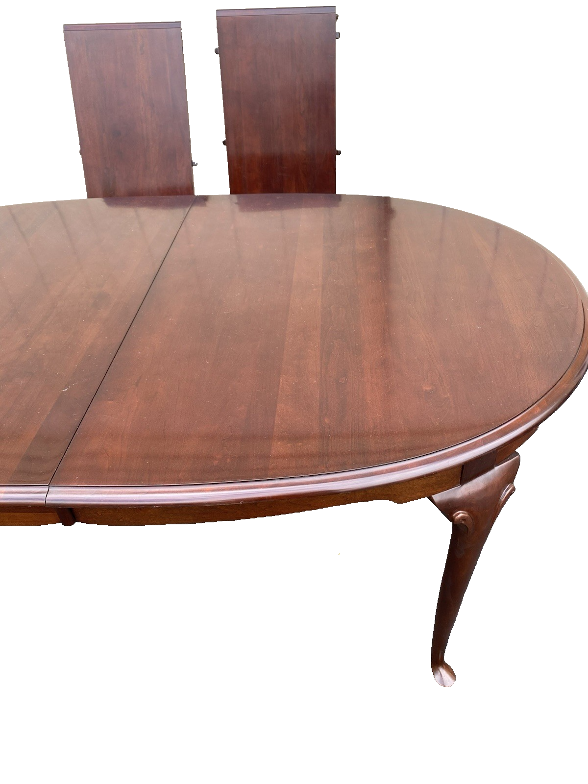 66604 SUMTER Furniture Dining Table w/ 2 Leafs + 6 Chairs Dining Top 100" x 44