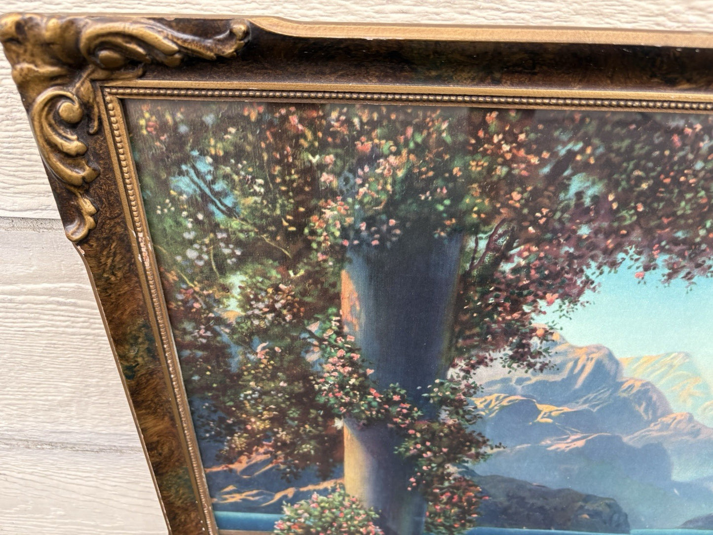 66781 R Atkinson Fox ?? DAWN Print in Picture Frame CHICAGO