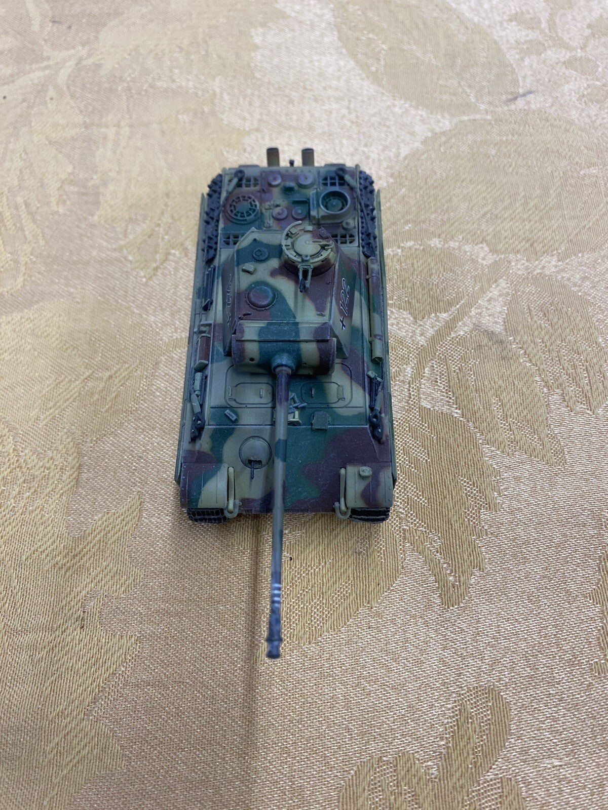 ES 59: Group of 4 Diecast metal Military Vehicles Tanks 5" to 6" long