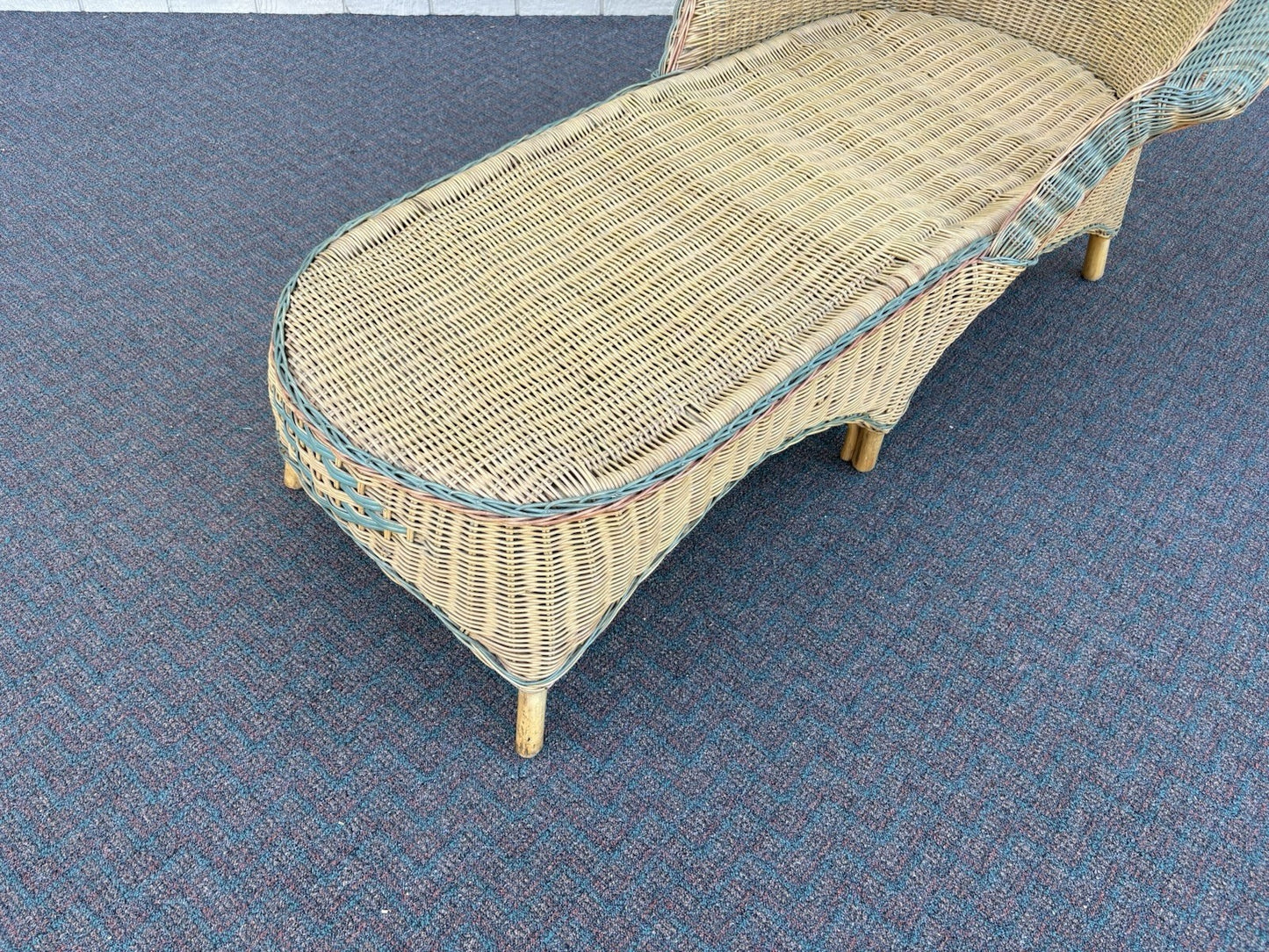 67019 Wicker Typhoon Furniture Chaise Lounge Chair