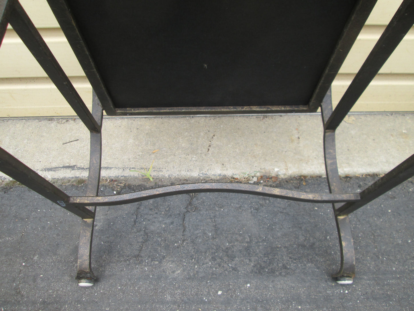 58051 Set of 4 QUALITY Heavy Metal Arm Chair Patio Chairs