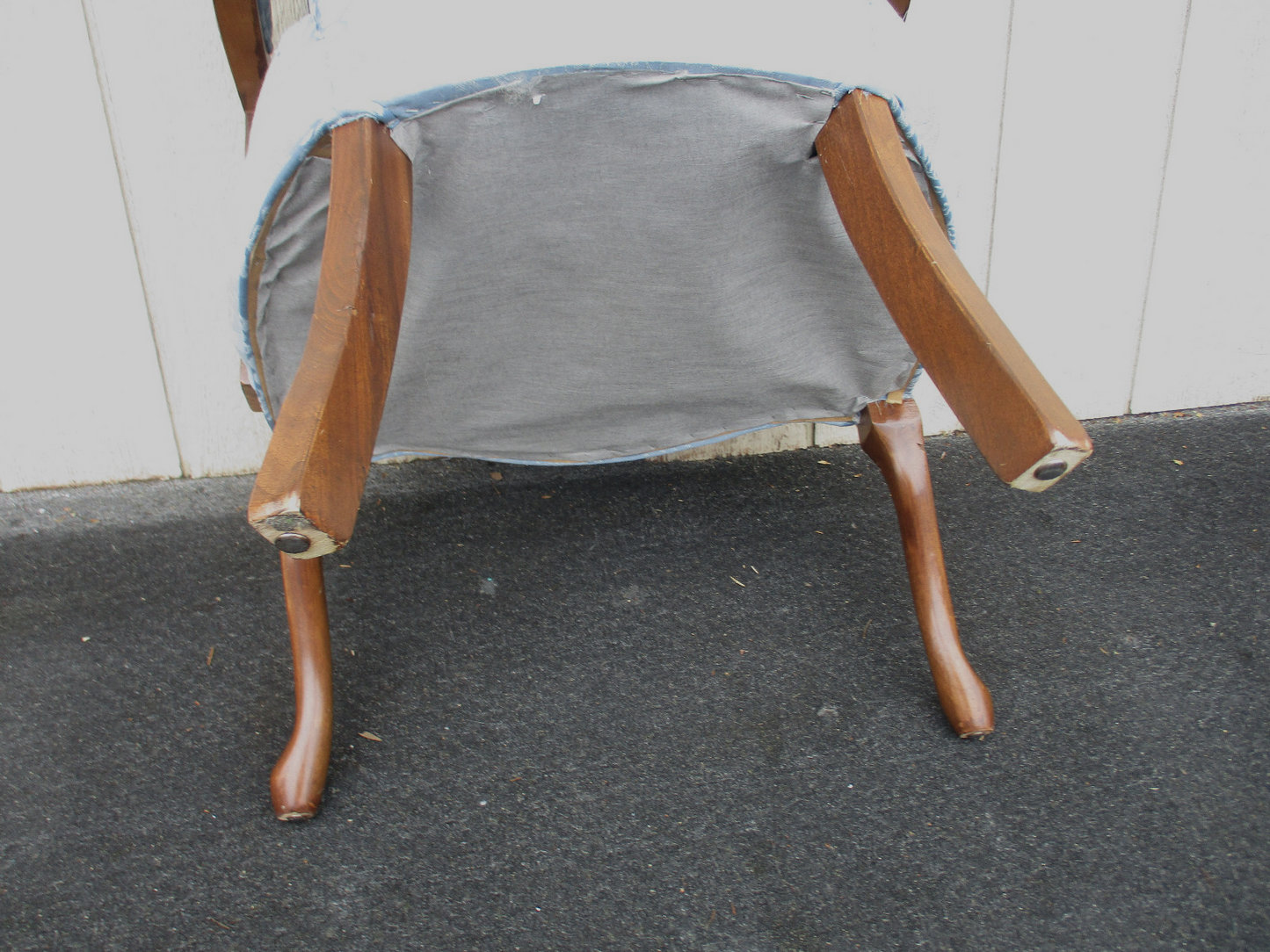 64167 Pair Mahogany Bergere Armchair Chair s