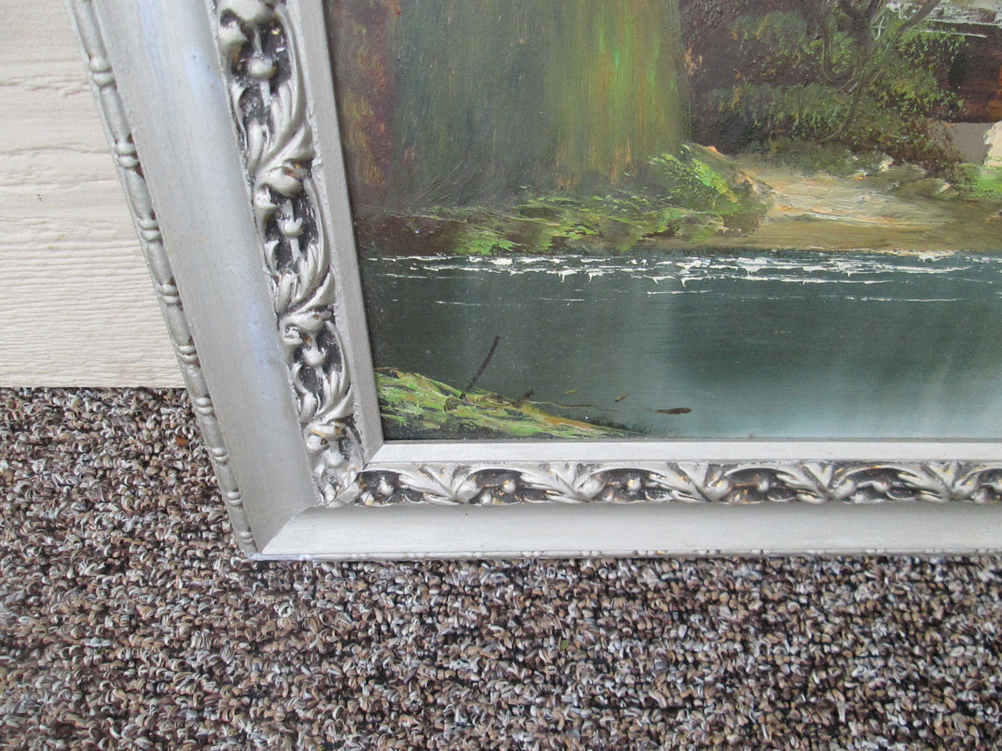 59752 Vintage Oil Paintng on Board