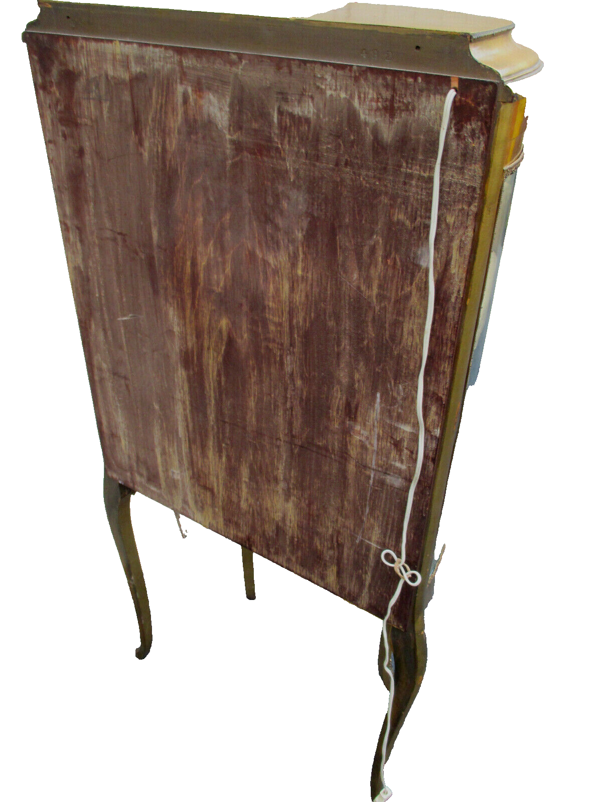 62511 Gold Decorator Curio Cabinet Etergie China Cabinet