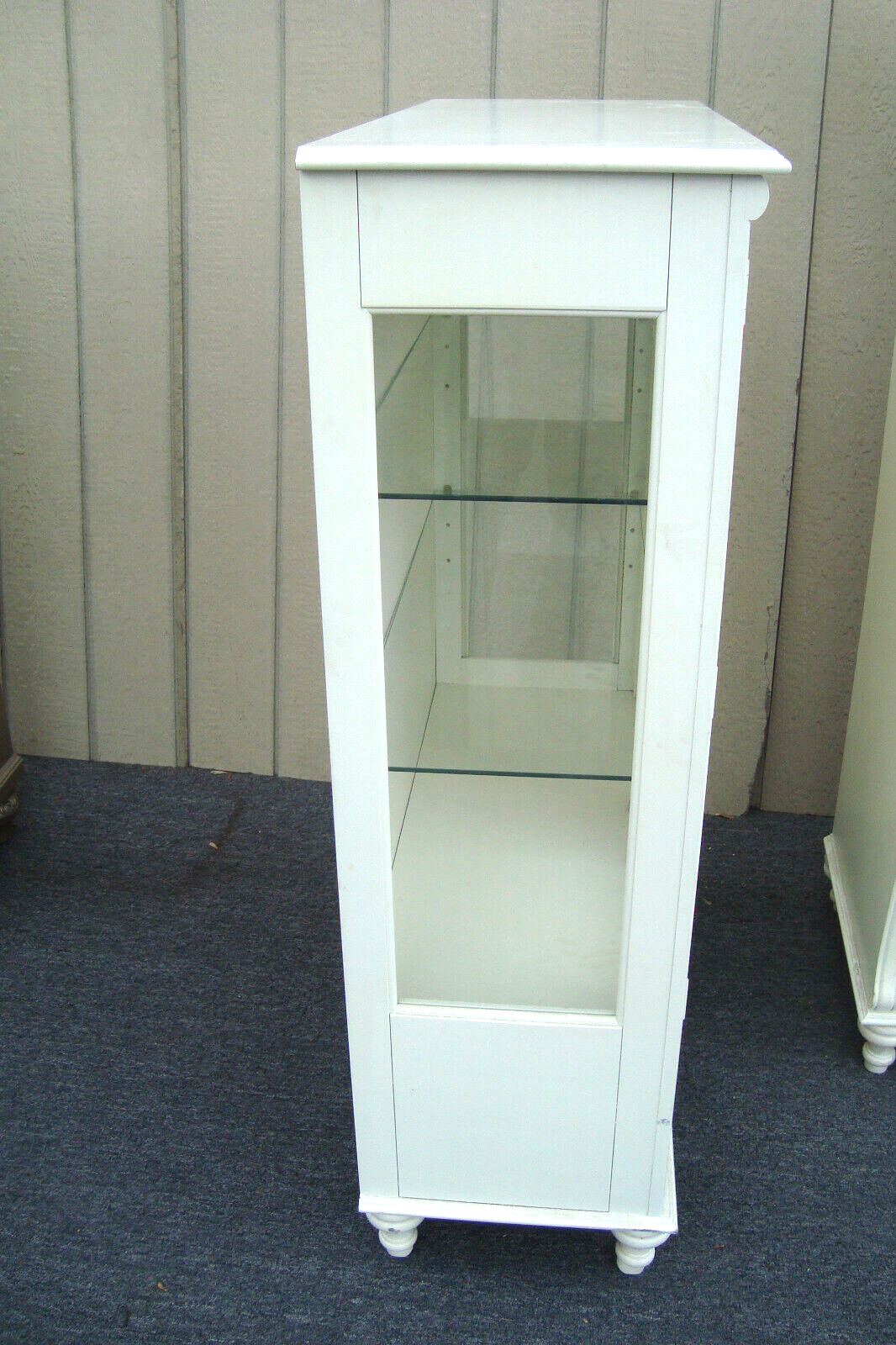 62077 Modern STANLEY Bookcase Curio Cabinet Factory Finish