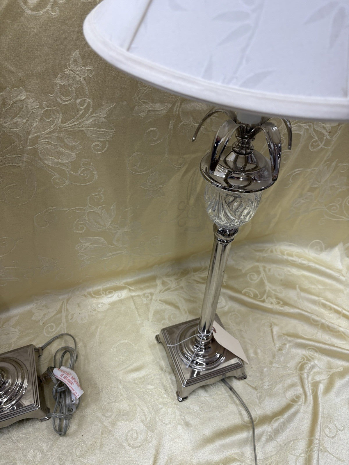 63358 Pair Decorator Lamp Table Lights