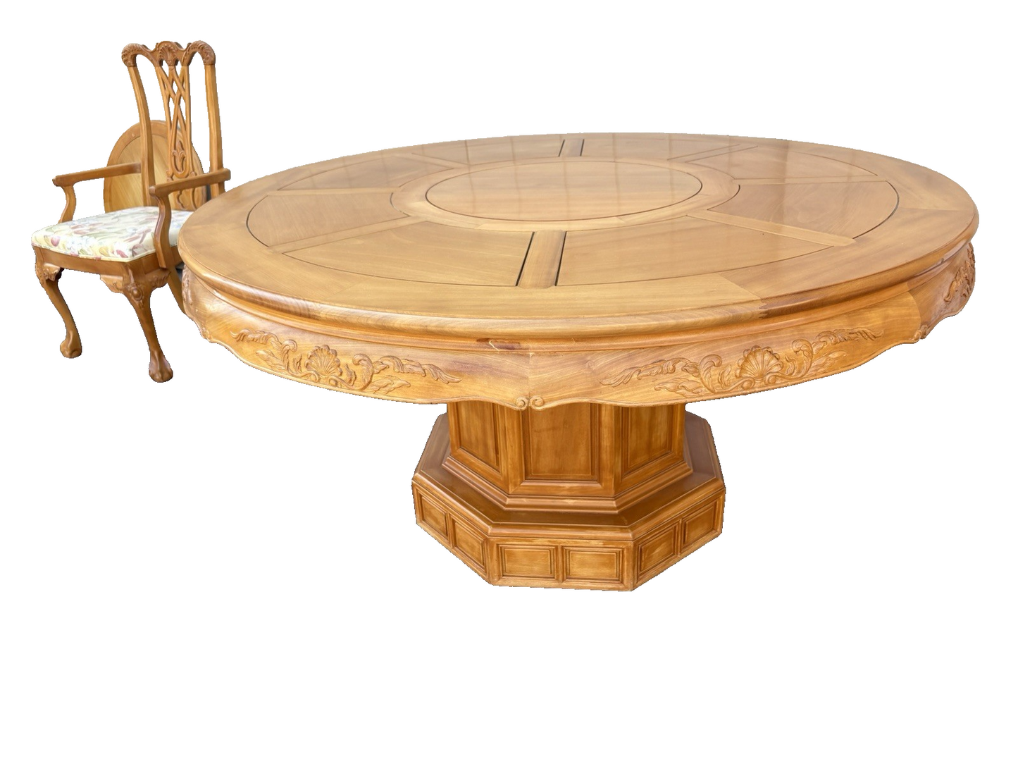 66990 Oriental Dining Table with 6 Chair s Chairs FEFCO Furniture