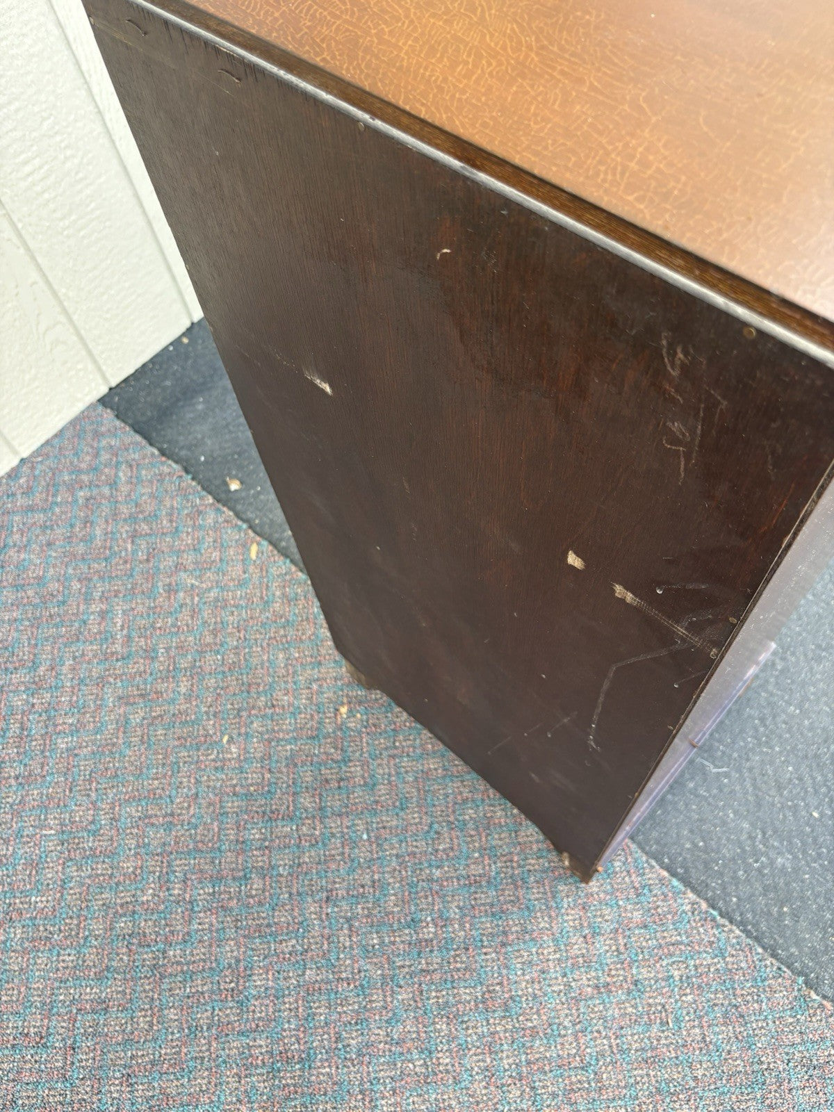66984 Mahogany Sheet Music Record Cabinet with Drawers