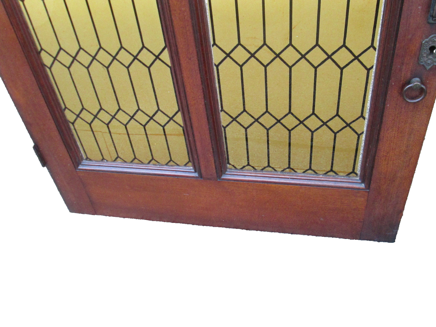 59032 Antique Door Window with Glass Inserts