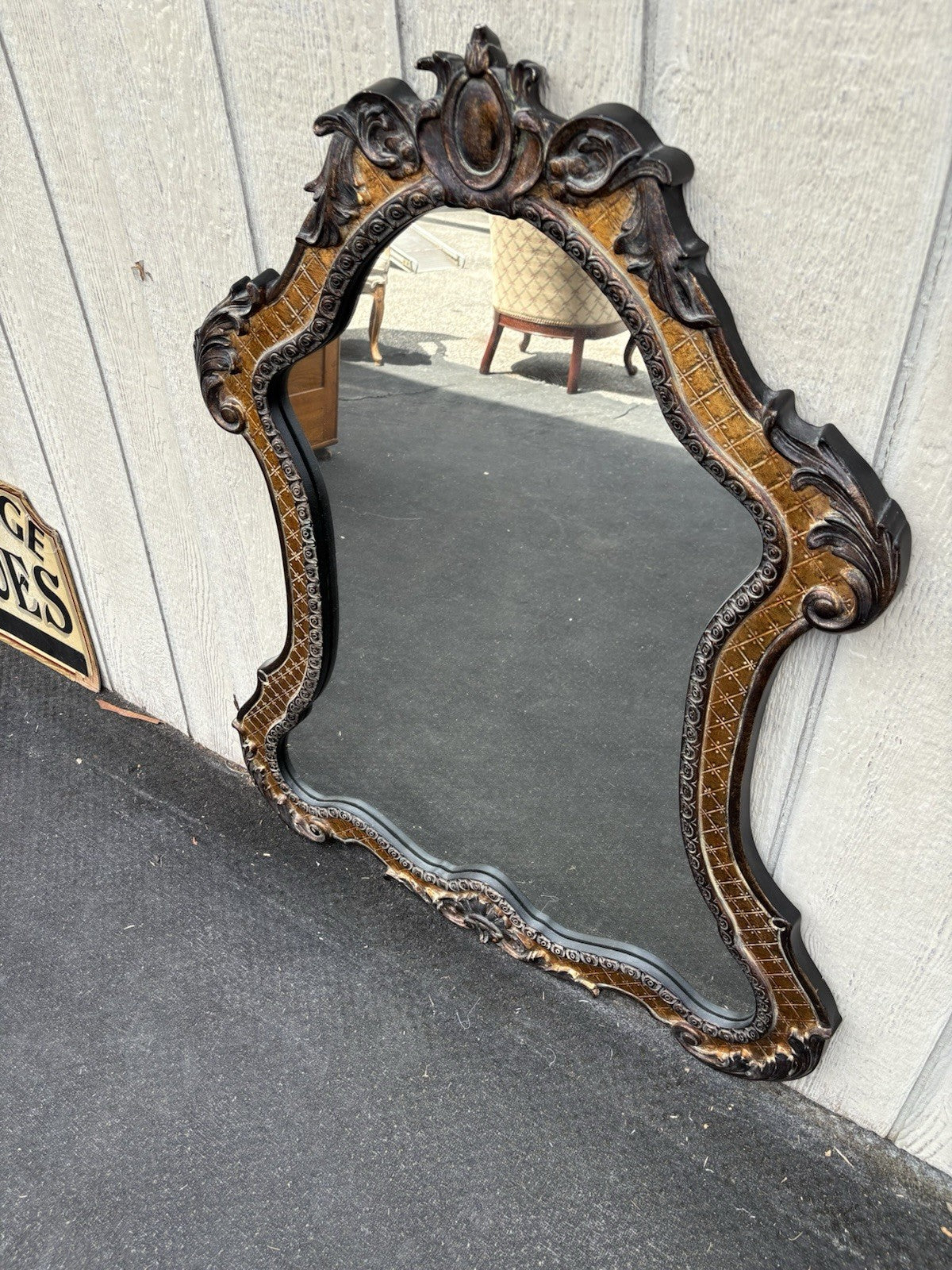 66845 Fancy Decorator Mirror in Fancy Picture Frame