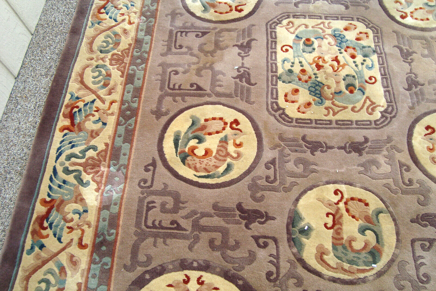 Rug 08: Machine Made Wool Oriental Carpet RUG SIZE 115 " x 73 " VANICE