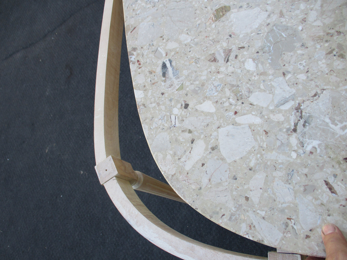 63808 Decorator Marble Top Sideboard Server Table