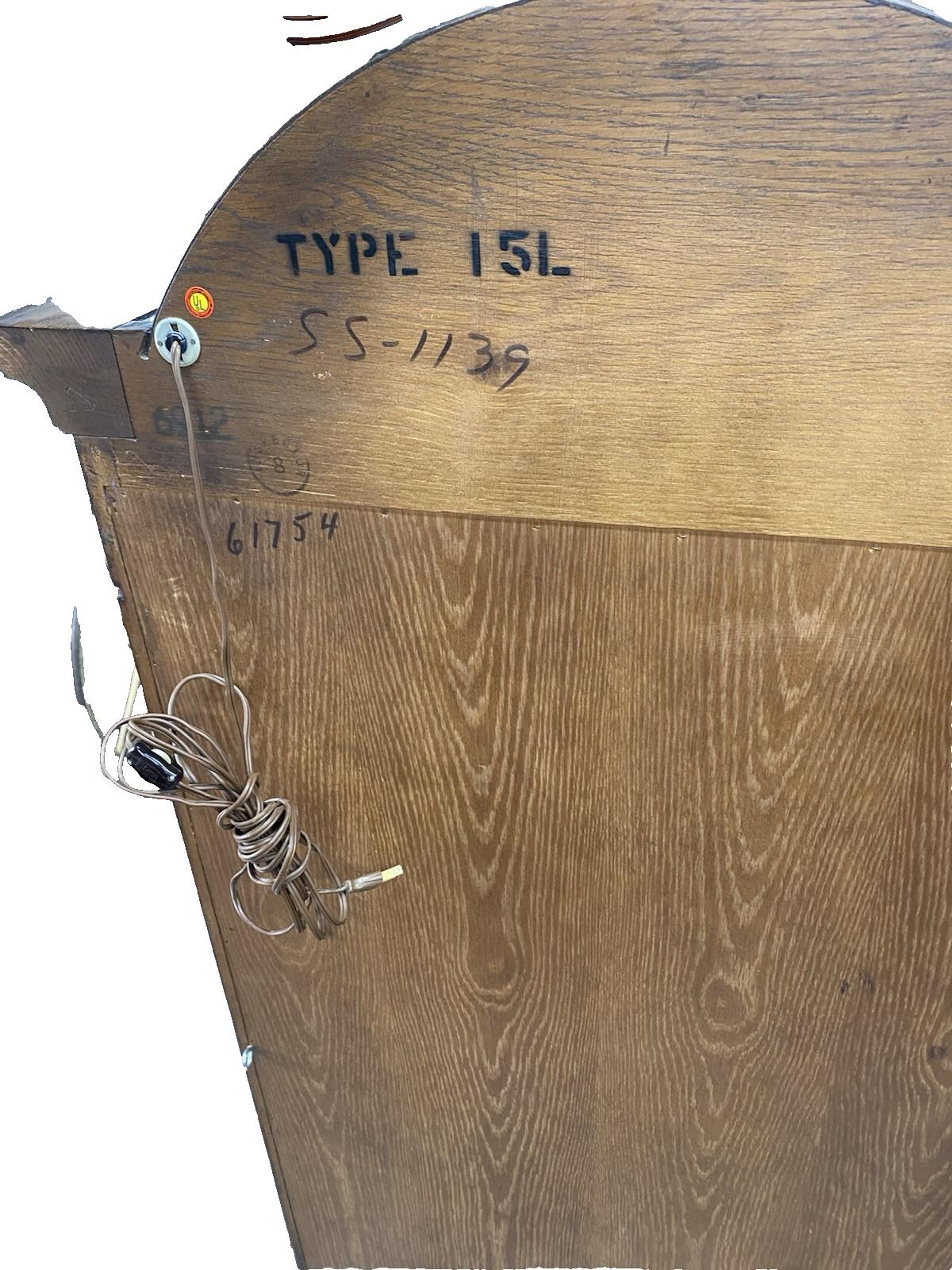 66426 PAIR JOHN STUART Furniture Oak Curio China Cabinet s