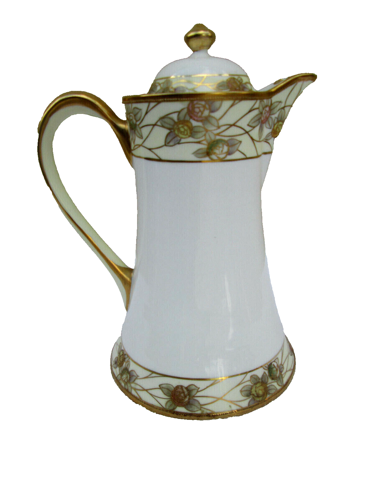 COL MW: Hand Painted NIPPON Teapot TEA Pitcher with Lid