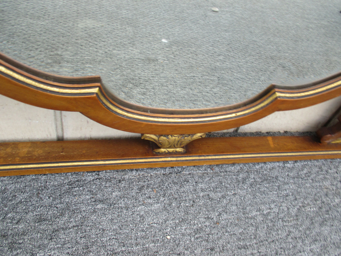 62350 Tall WOOD Antique Accent Beveled Mirror 36w x 54h