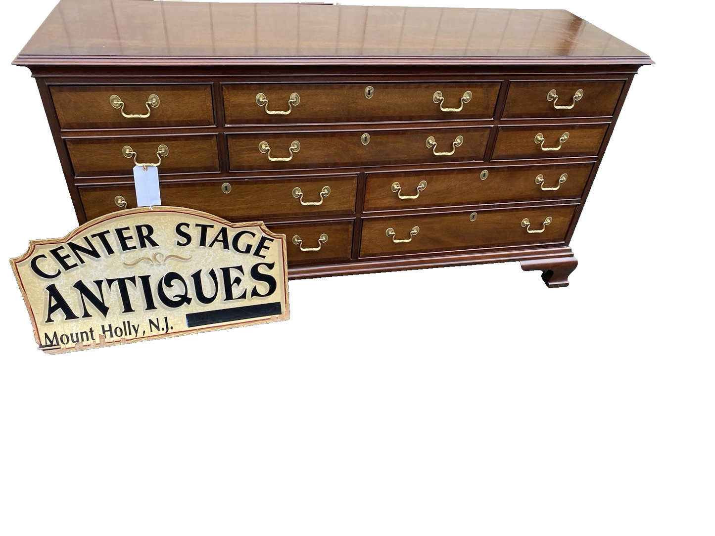 65839 COUNCILL Furniture Dresser with Mirror High Boy pictured not included