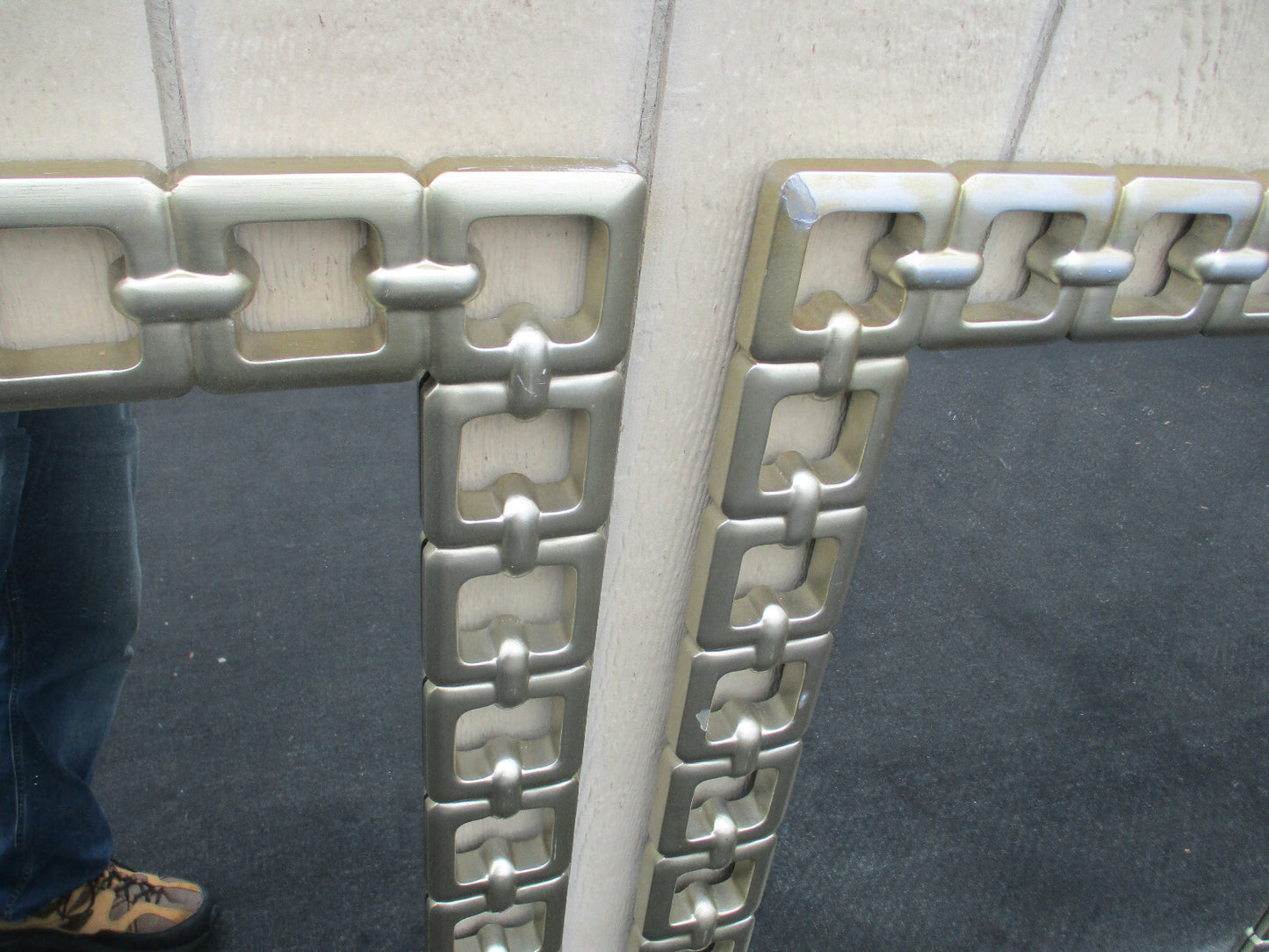 63843 PAIR Decorator Silver Modern Mirrors Mirror s