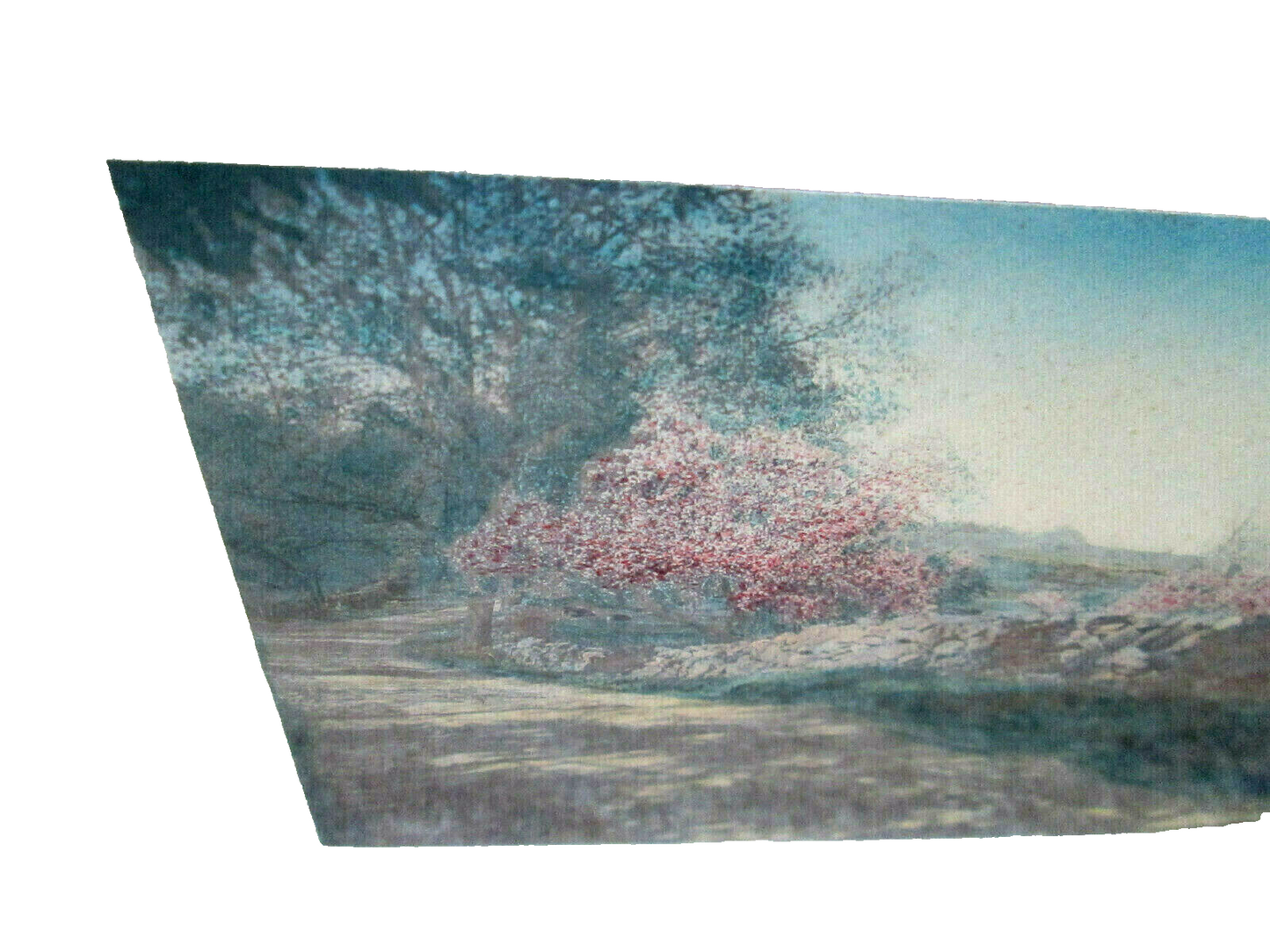 ART-WN: WALLACE NUTTING "HONEYMOON WINDINGS" ORIGINAL SIGNED FRAMED PRINT