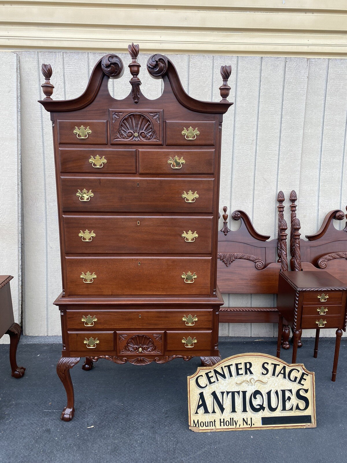 66073 Solid Mahogany Vanity Desk CUSTOM MADE