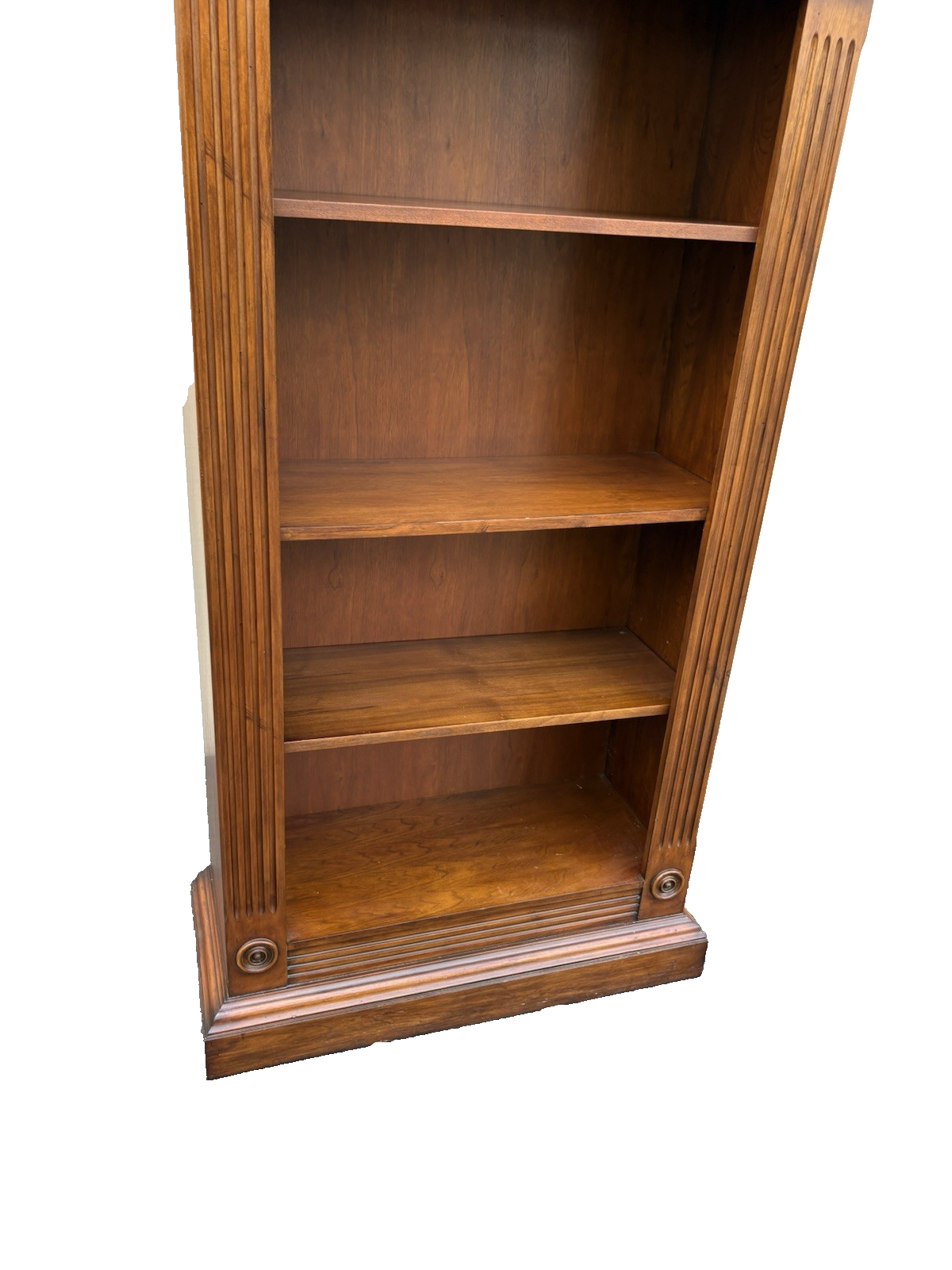 66911 Mahogany DOMAIN HOME FASHIONS Open Bookcase Curio Cabinet