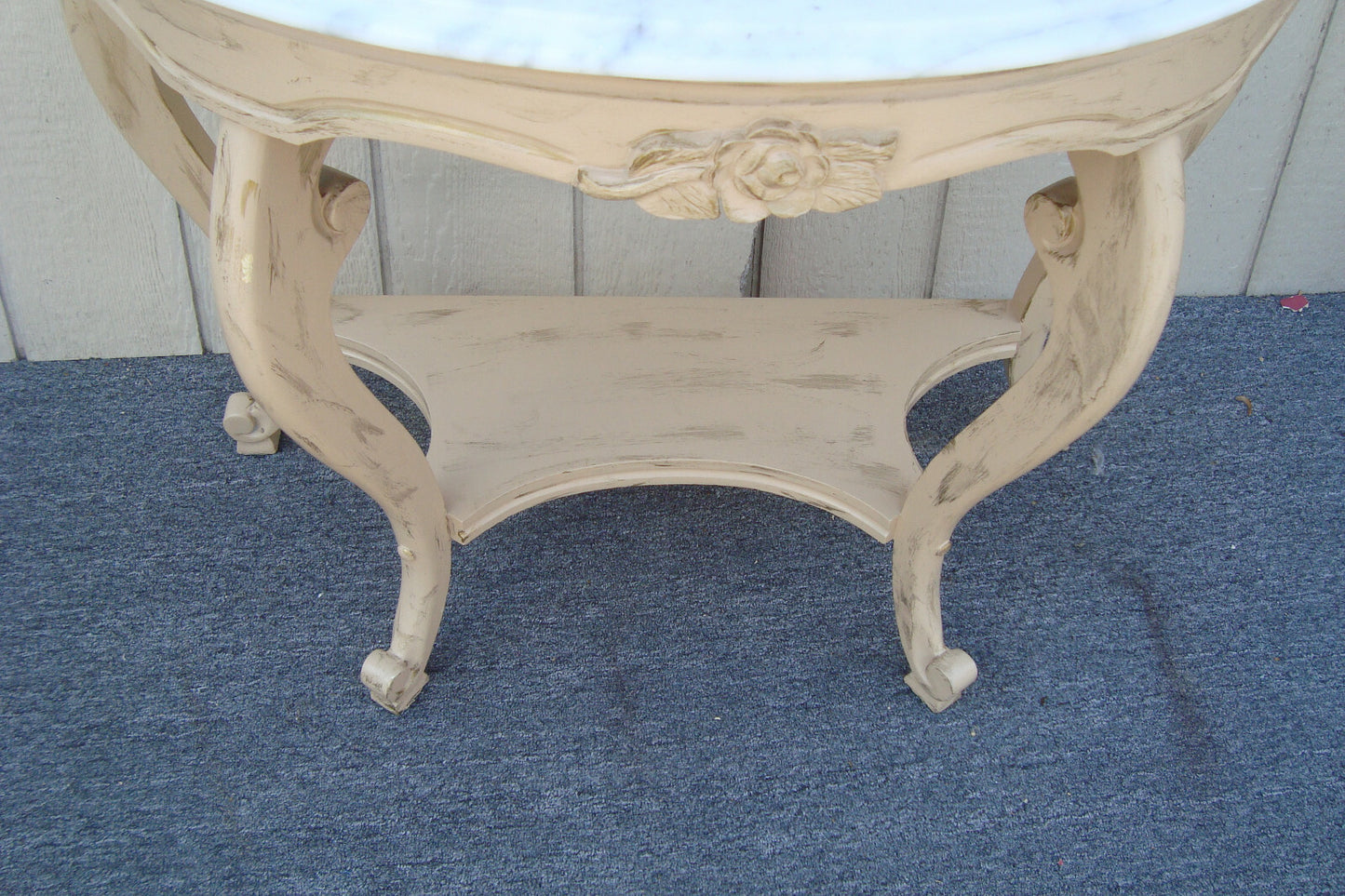 62130 Marble Top Console Table Sideboard Server KIMBALL Furniture ??