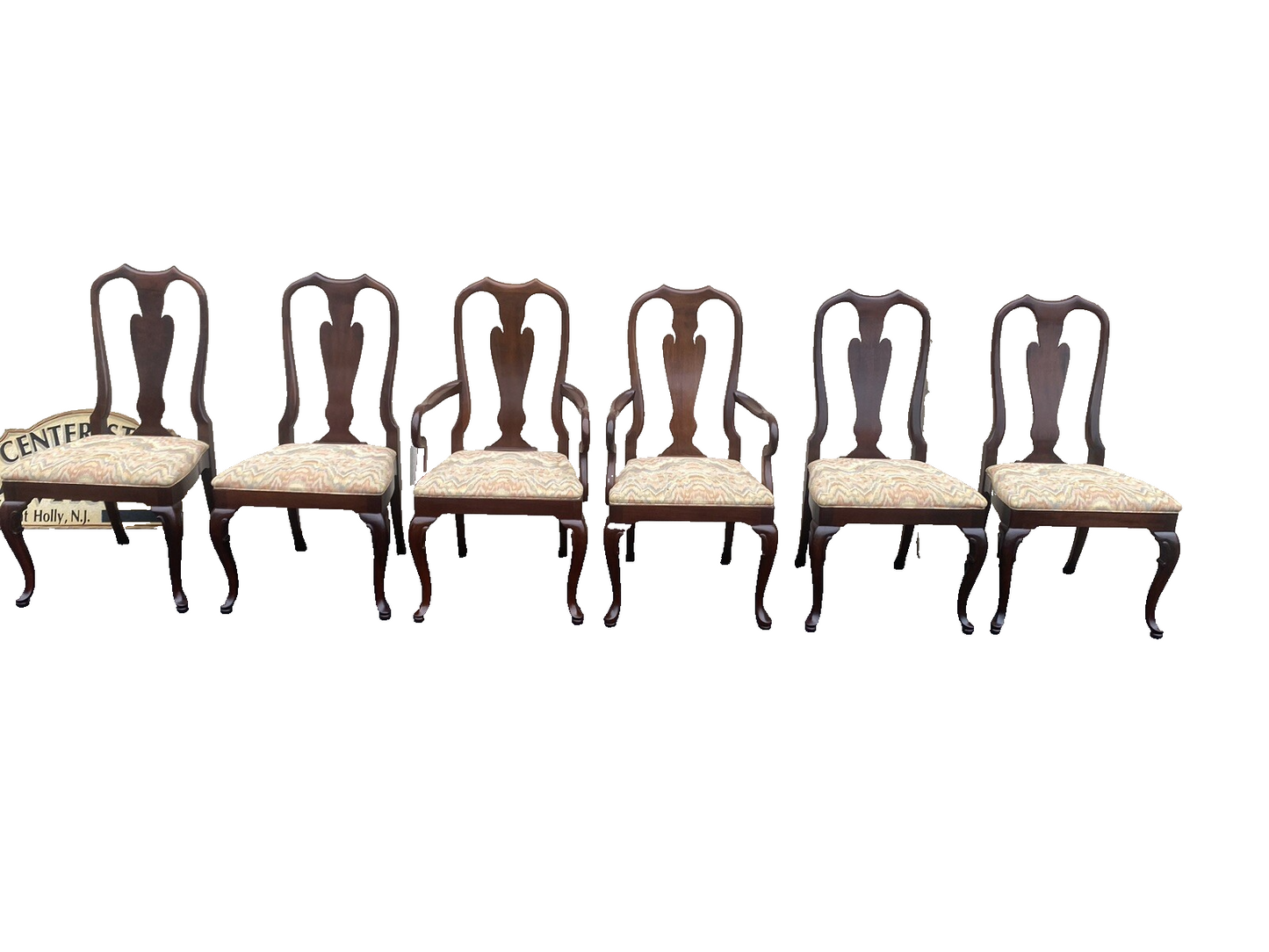 65391 Set of 6 COUNCILL Craftsman Furniture Solid Mahogany Dining Chair s