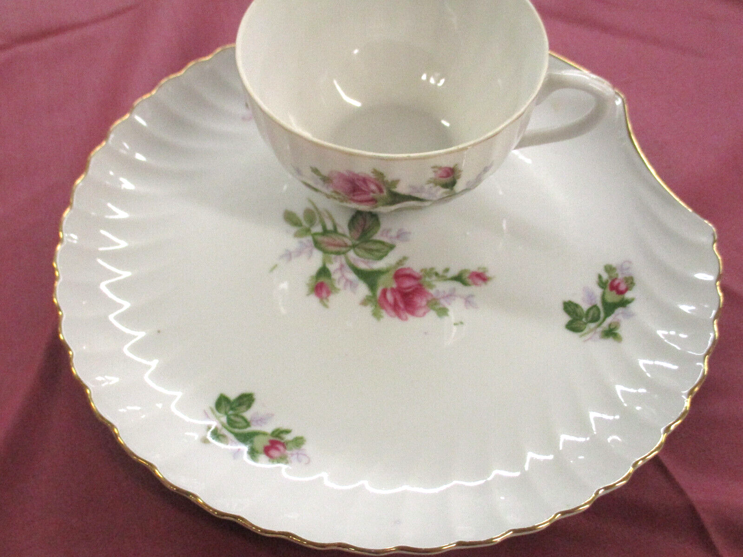 COL WW: Lot of Japan Dishes Dinnerware Set of 5 Cups with Plates