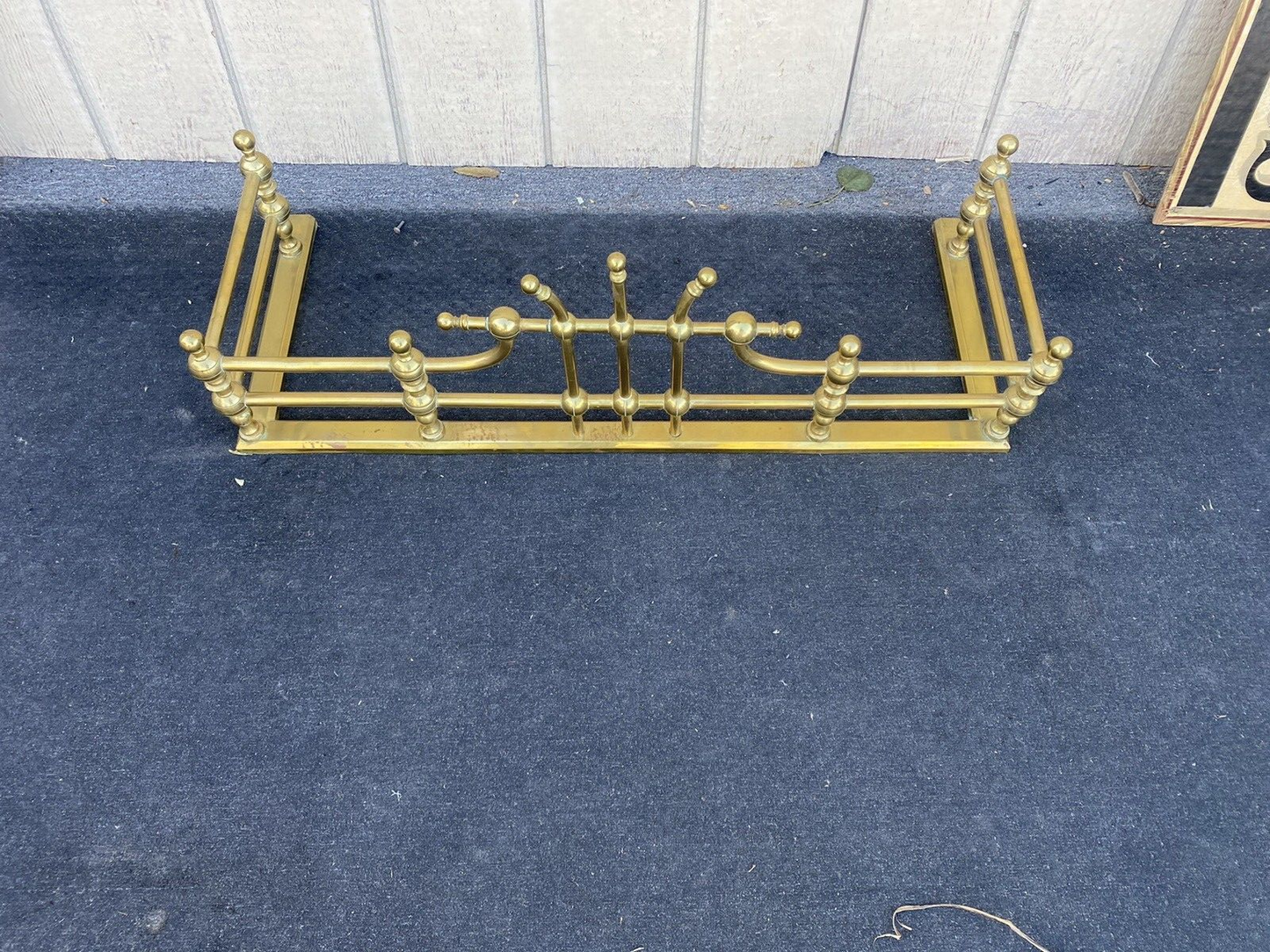 65939 QUALITY Brass Fireplace Mantle Fender Mantel