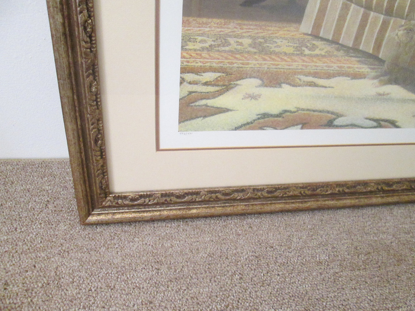 56799 JAMES LUMBERS "DOUBLE TROUBLE" Framed Pencil Signed #'d Print
