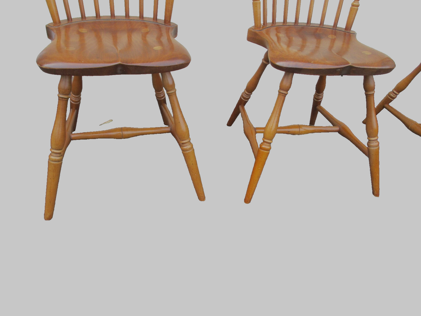 64147 Set 6 CUSTOM Wright Table Company Furniture Windsor Dining Chair s