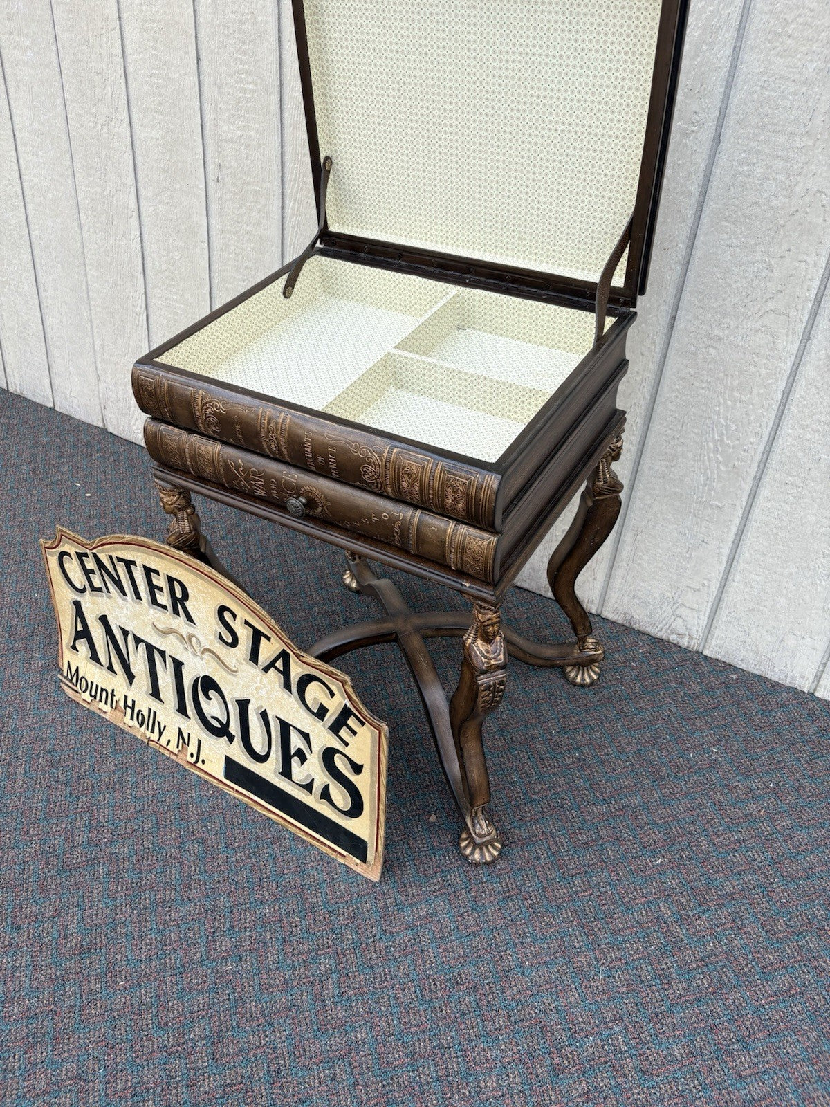 66913 MAITLAND SMITH ?? Book Lamp Table Stand