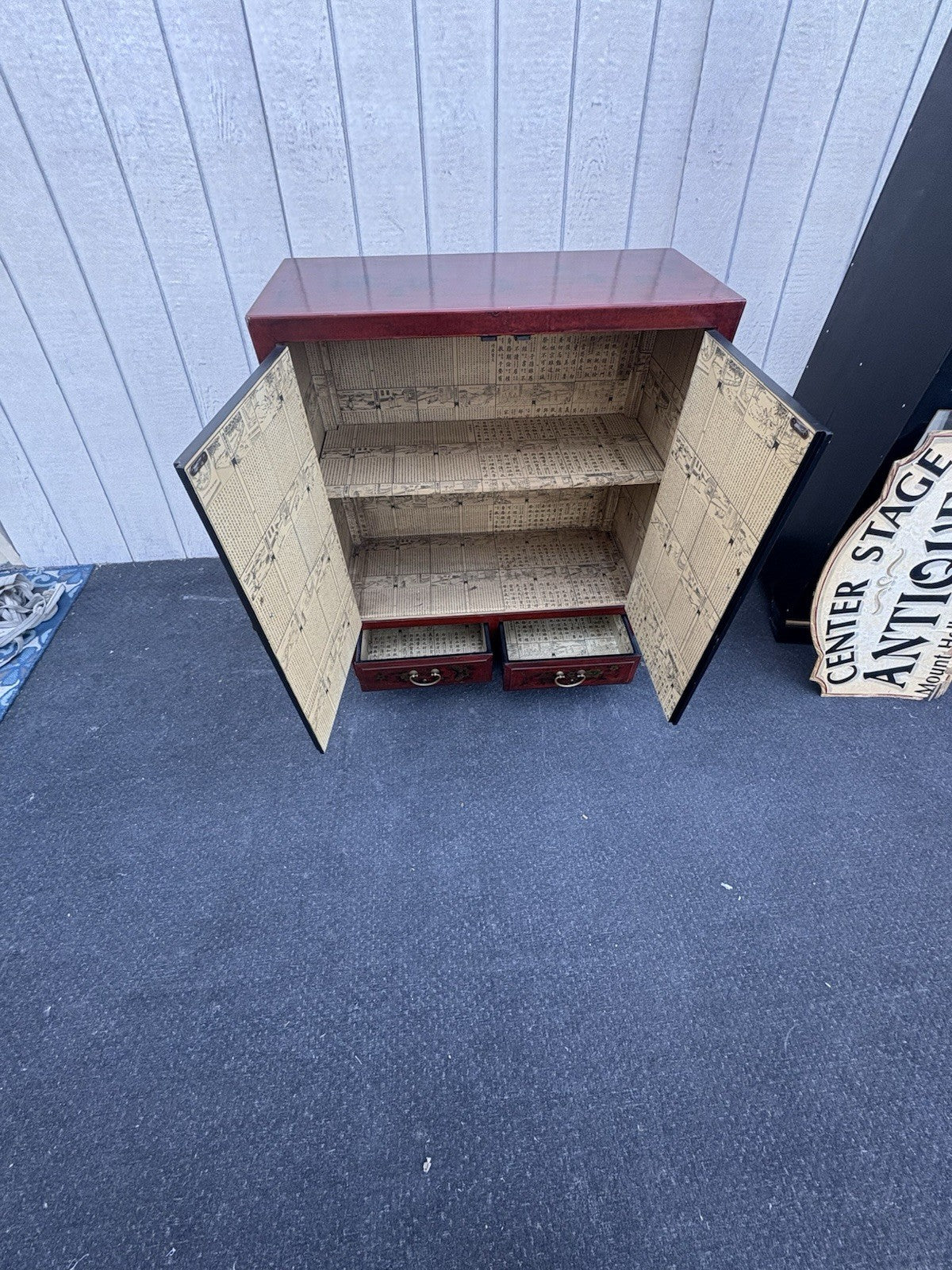 66697 Oriental Storage Cabinet Chest