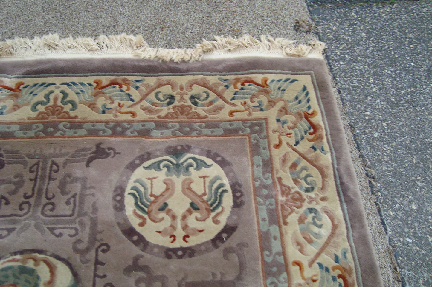 Rug 08: Machine Made Wool Oriental Carpet RUG SIZE 115 " x 73 " VANICE