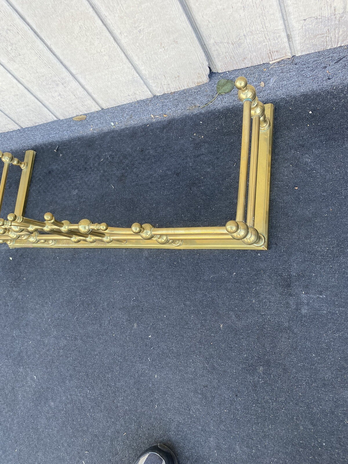 65939 QUALITY Brass Fireplace Mantle Fender Mantel