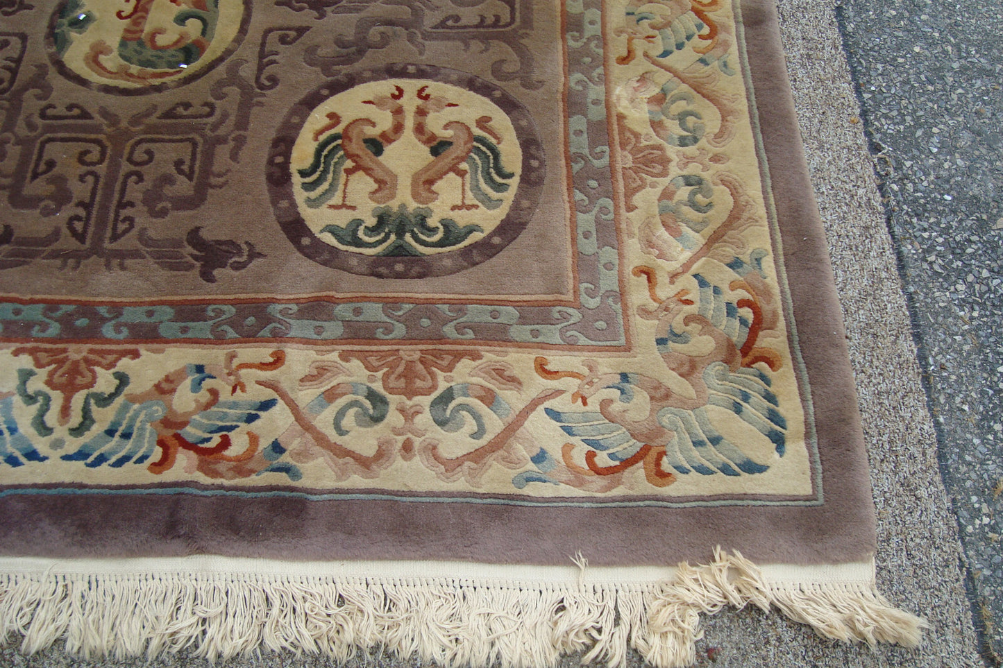Rug 08: Machine Made Wool Oriental Carpet RUG SIZE 115 " x 73 " VANICE