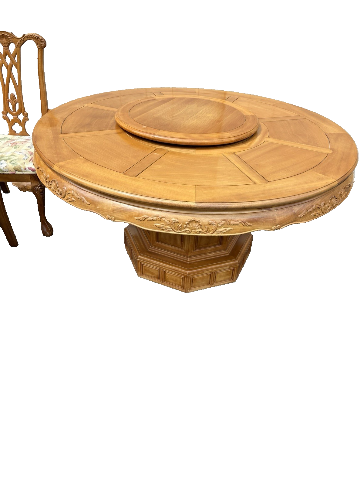 66990 Oriental Dining Table with 6 Chair s Chairs FEFCO Furniture