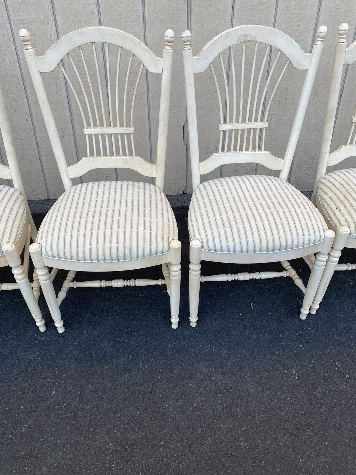 66362 Set 6 Ethan Allen Modern Dining Chair s