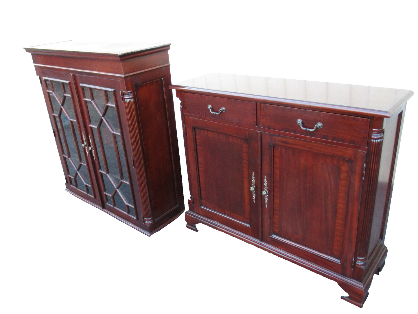 62867 Mahogany Curio China Cabinet