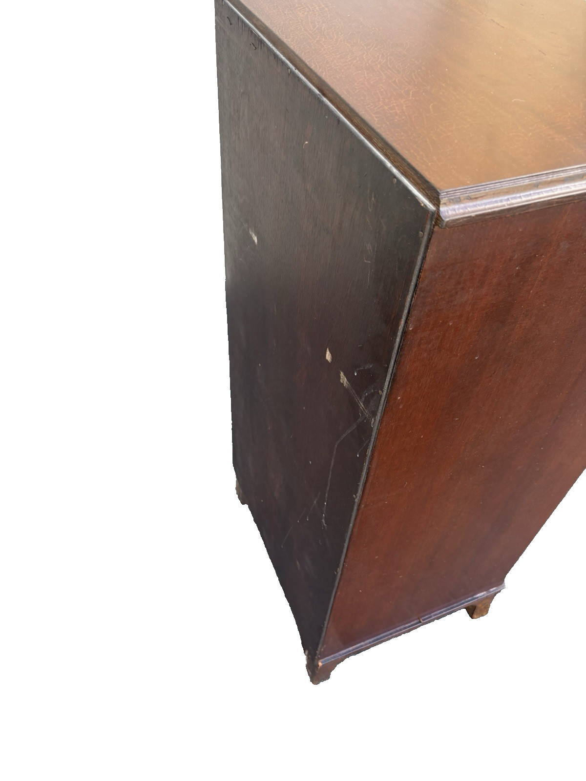 66984 Mahogany Sheet Music Record Cabinet with Drawers
