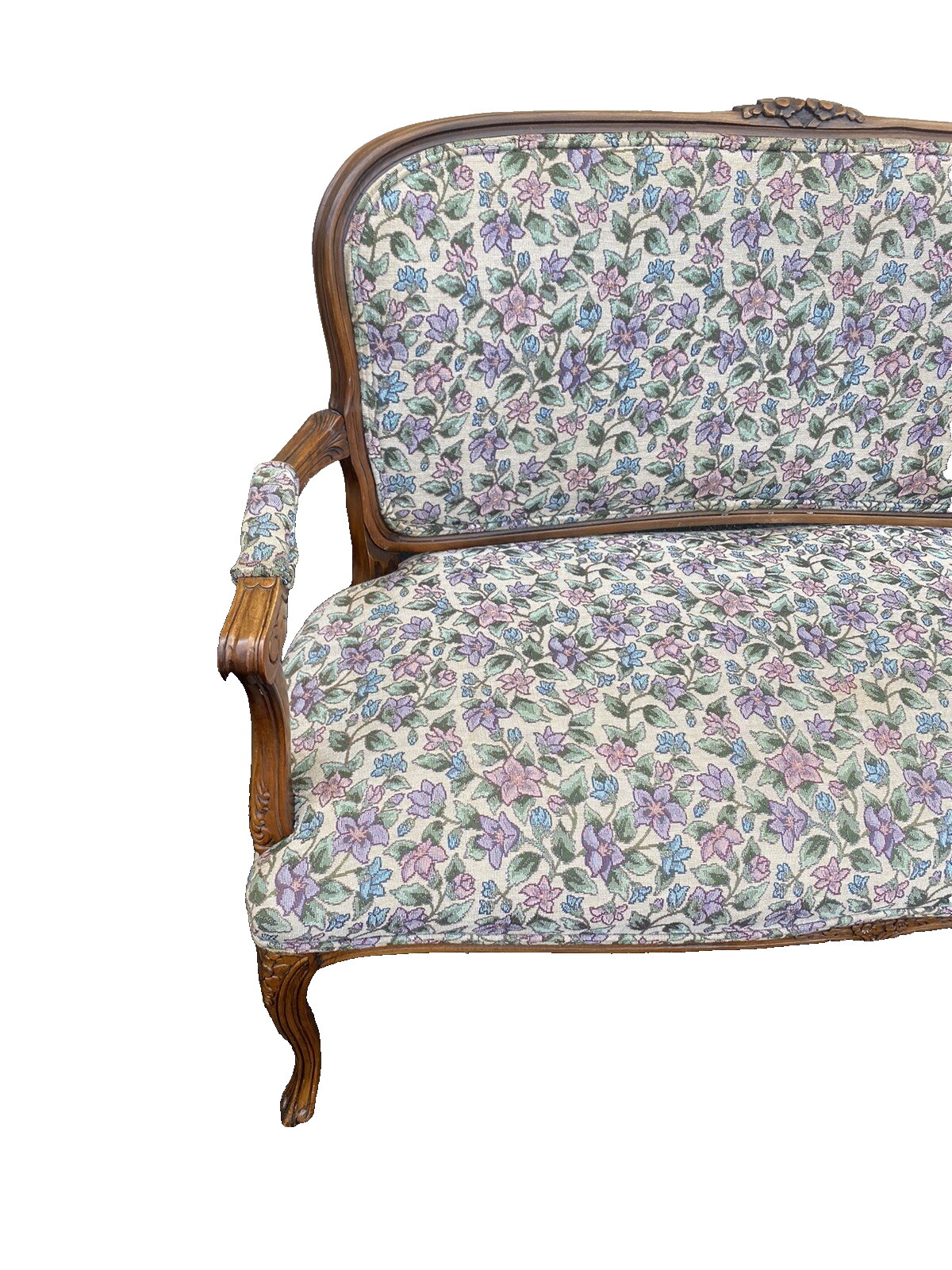 65230 French Country Louis XV Settee Loveseat Couch