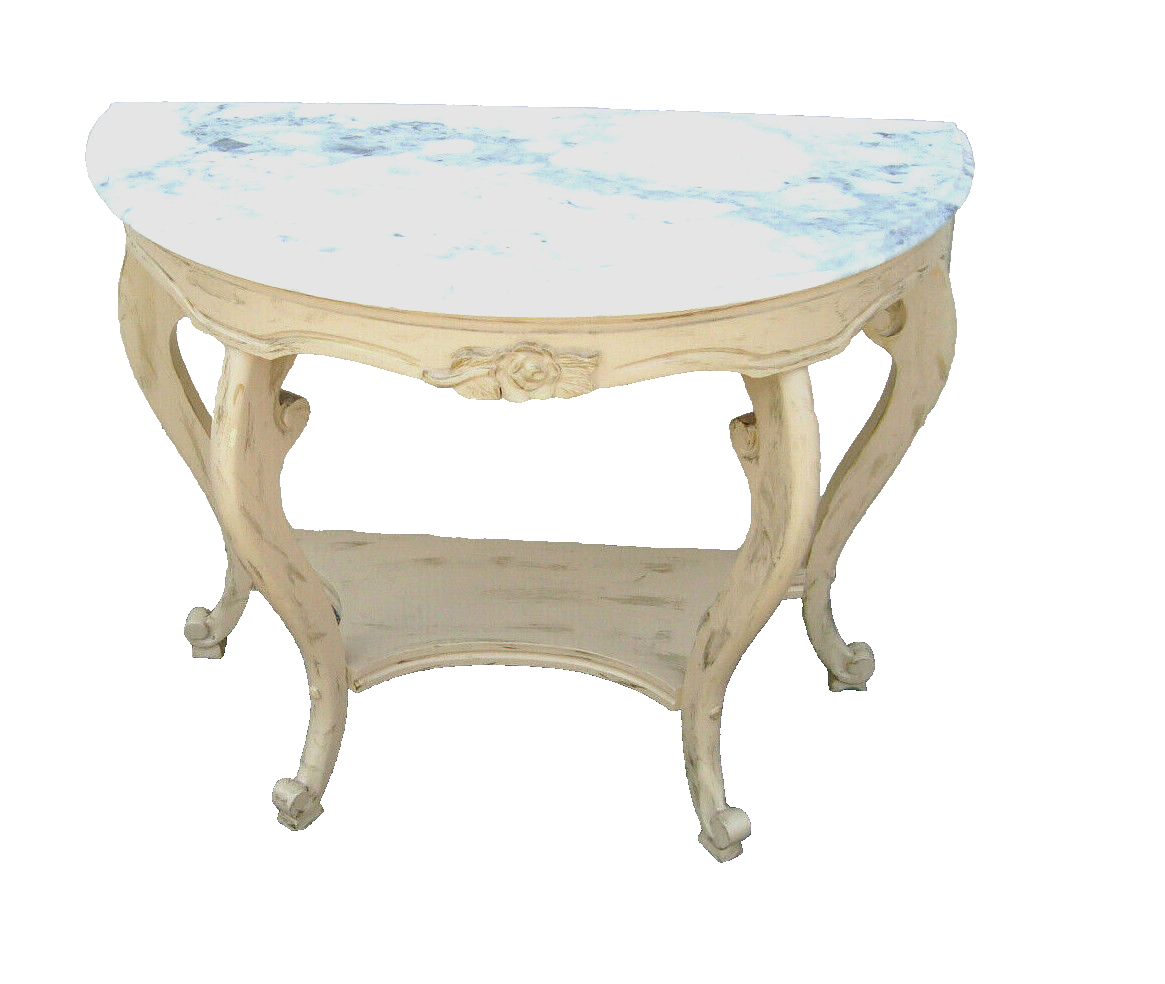 62130 Marble Top Console Table Sideboard Server KIMBALL Furniture ??