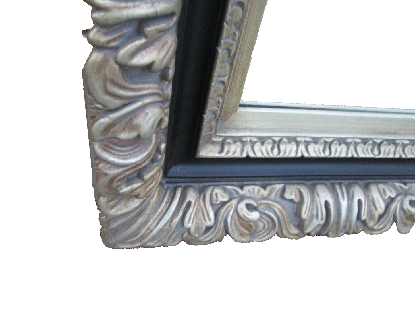 57873 Quality Carved Wood Mirror in Custom Framed Picture Frame