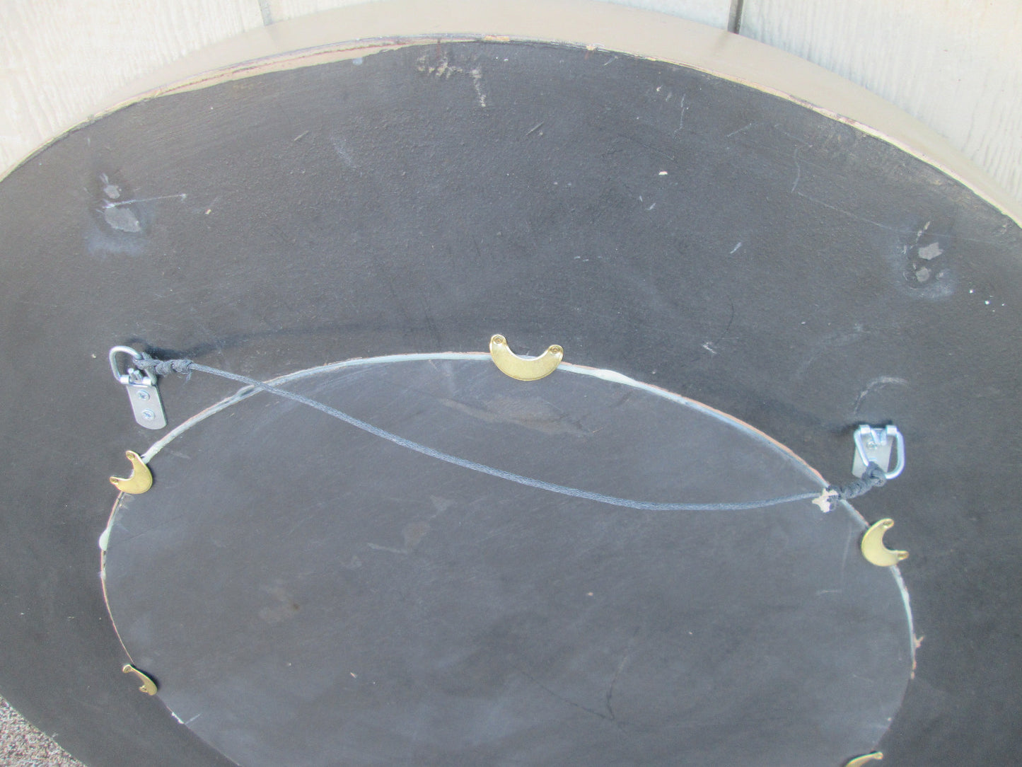 58778 Round Decorator Beveled Mirror