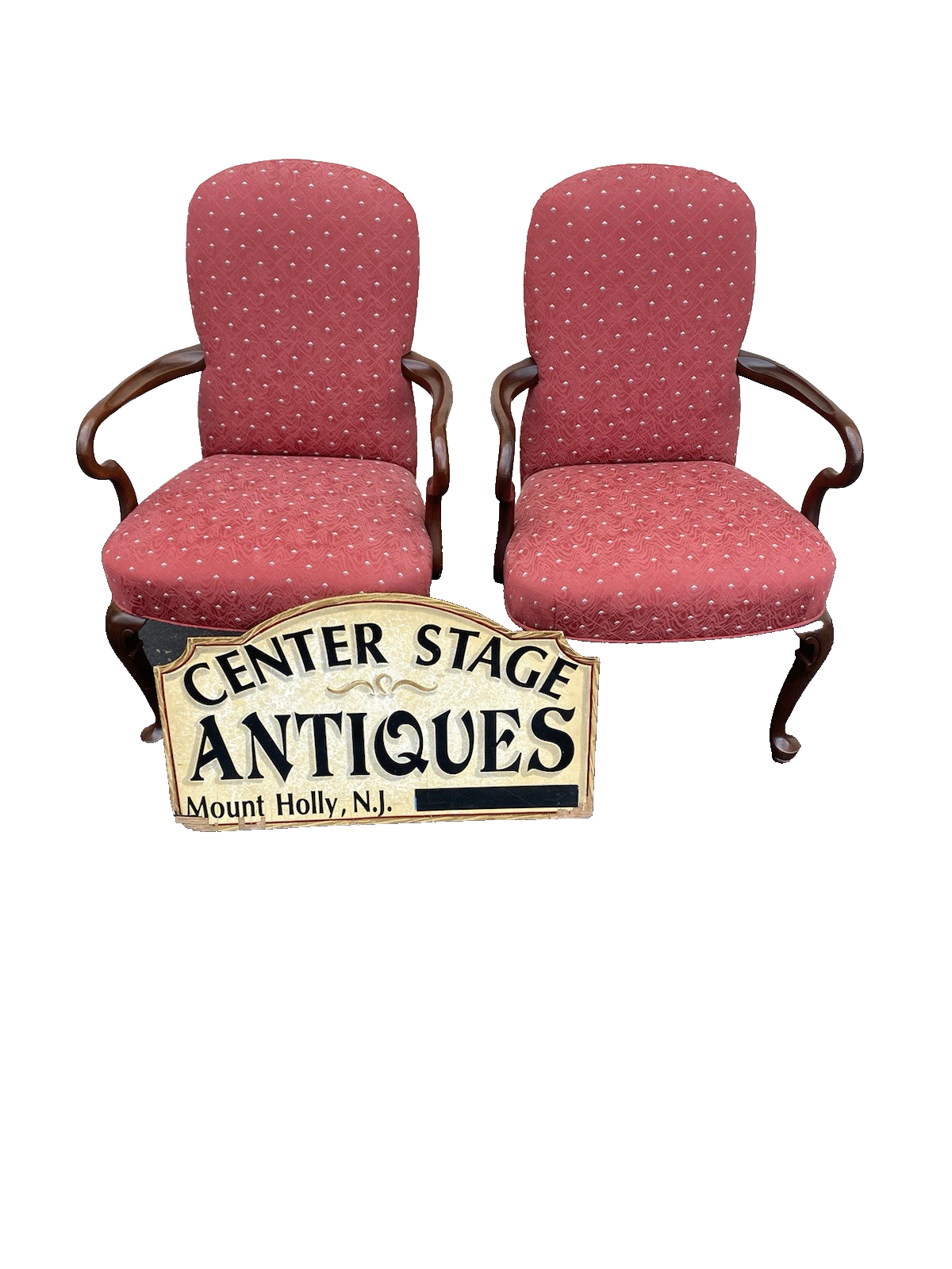 66446 Pair ETHAN ALLEN Bergere Armchair Chair s