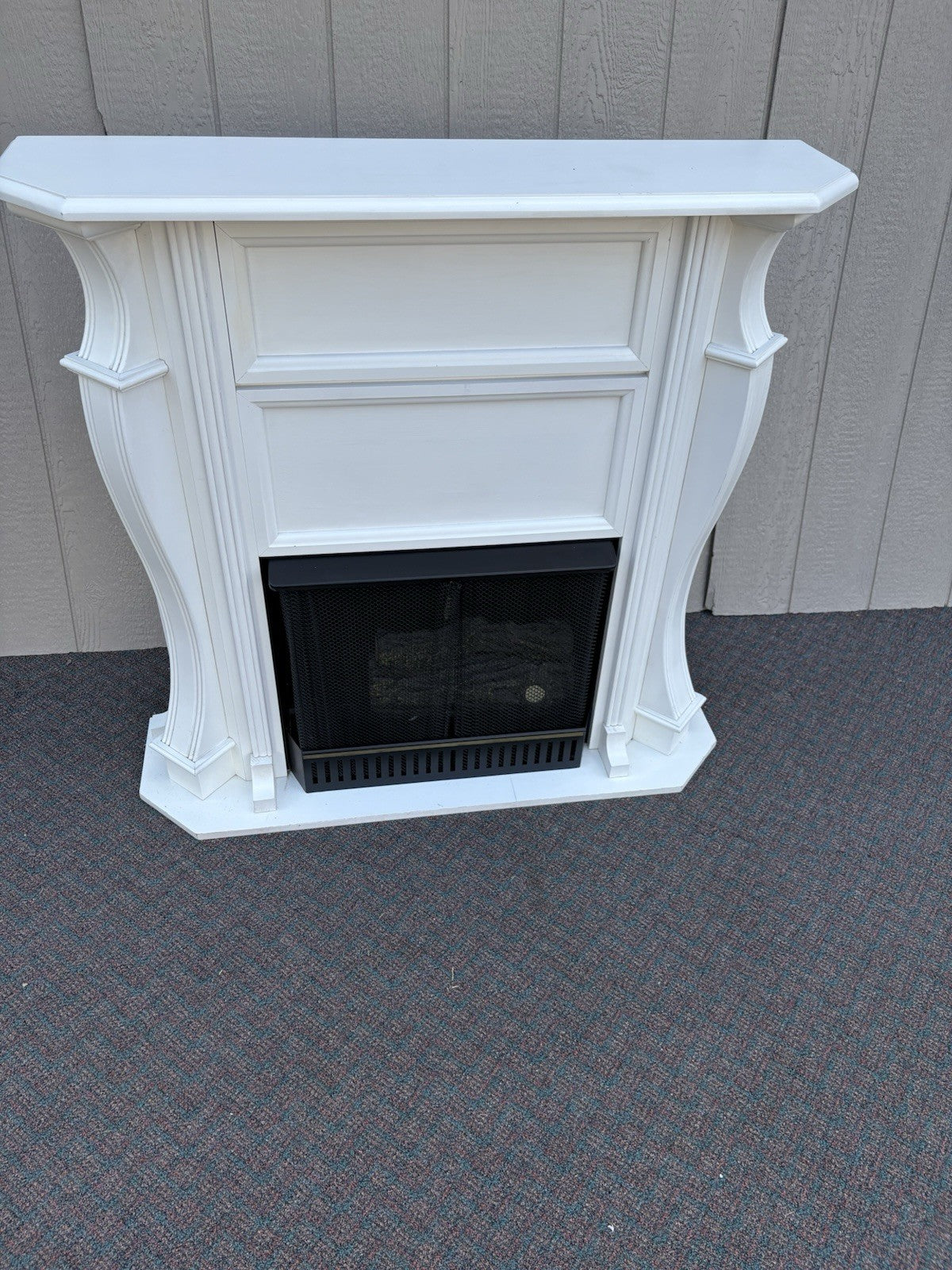 00001 JENSEN Fireplace Mantle Mantel