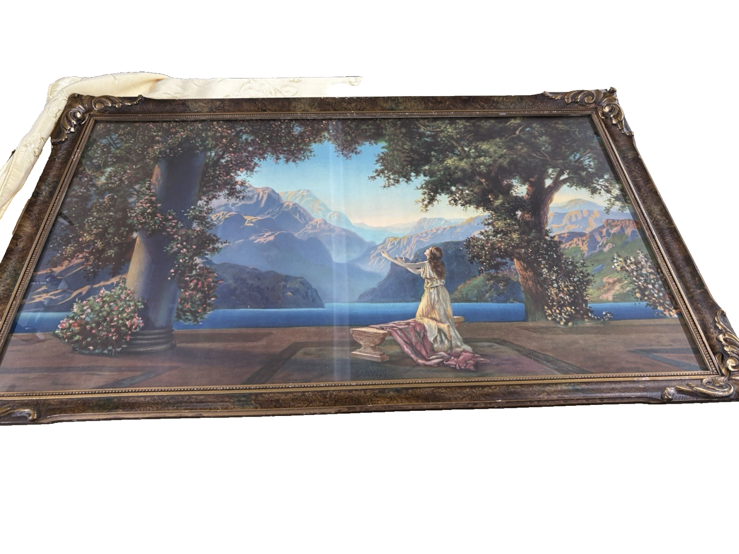 66781 R Atkinson Fox ?? DAWN Print in Picture Frame CHICAGO