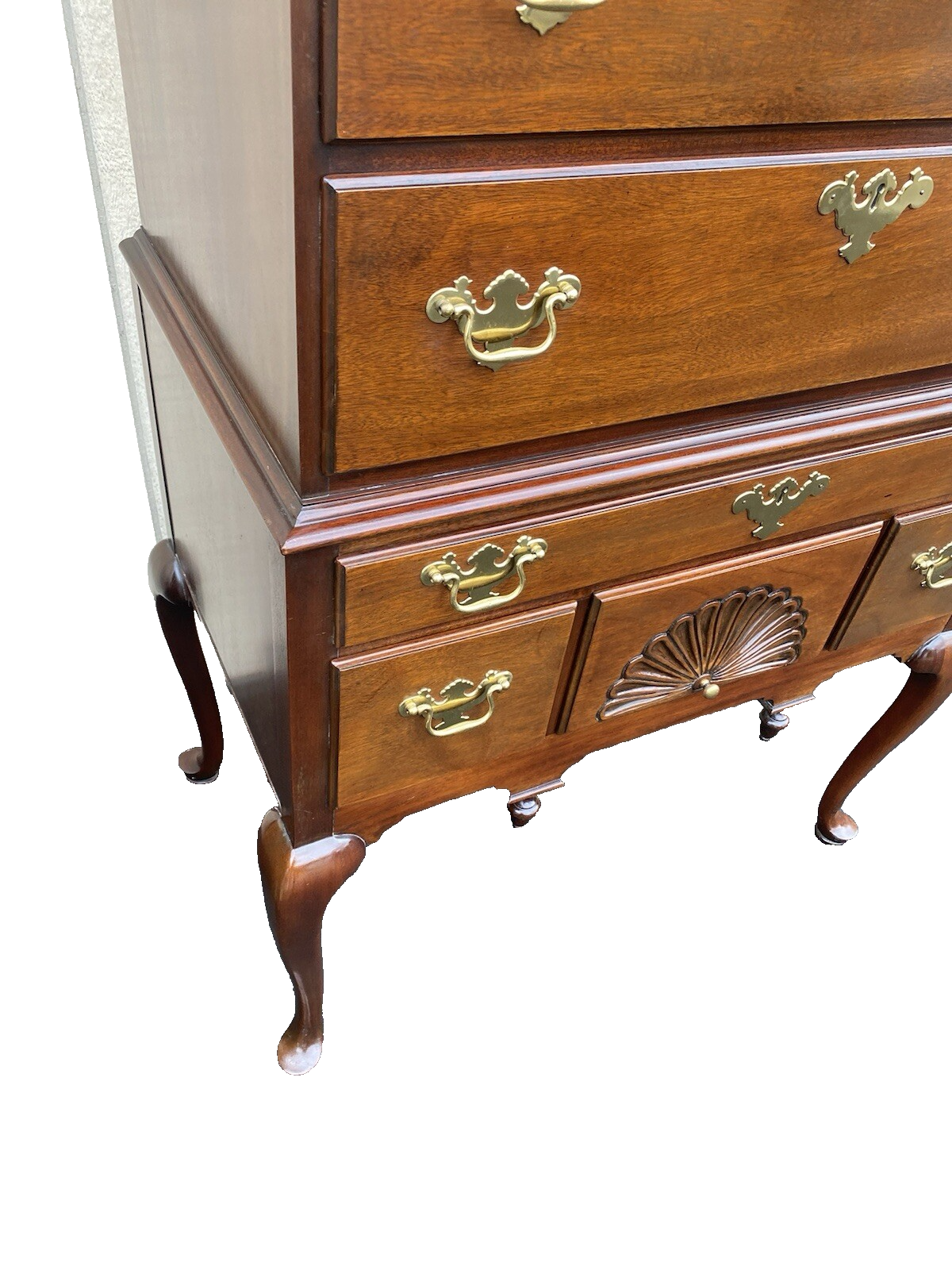 65840 COUNCILL Furniture Mahogany High Boy Dresser Chest