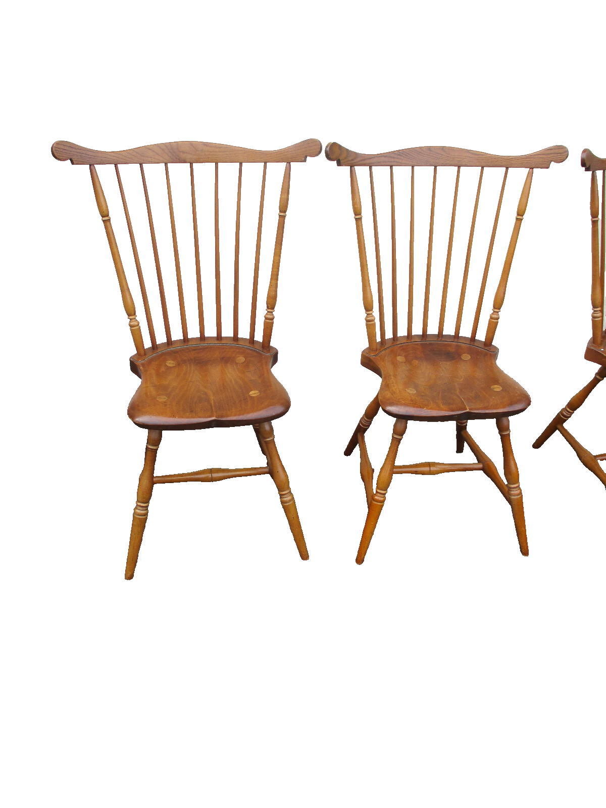 64147 Set 6 CUSTOM Wright Table Company Furniture Windsor Dining Chair s