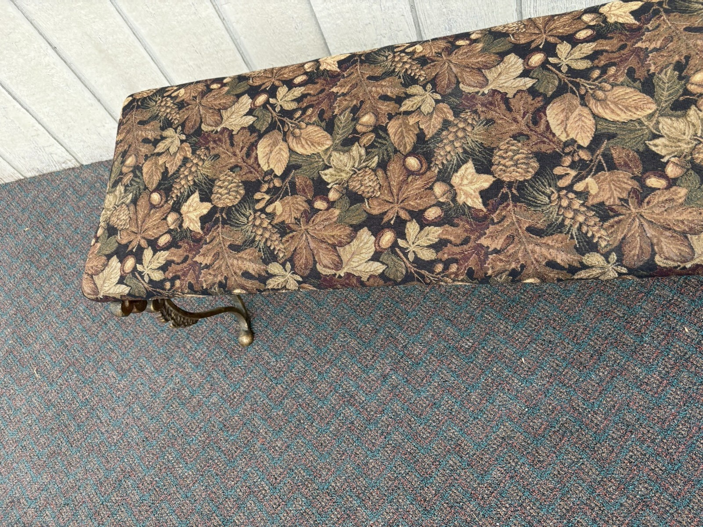 66833 Wrought Iron Window Bench with Fairey Figures on sides